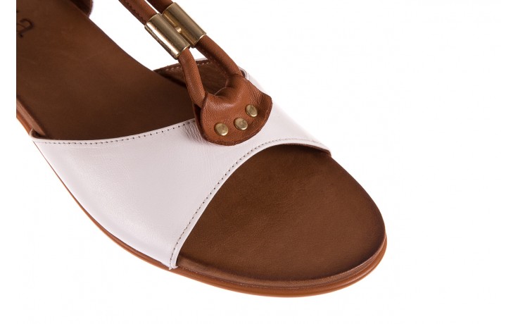 Sandały bayla-163 17-161 riga, biały , skóra naturalna  - sale - buty damskie - kobieta 5