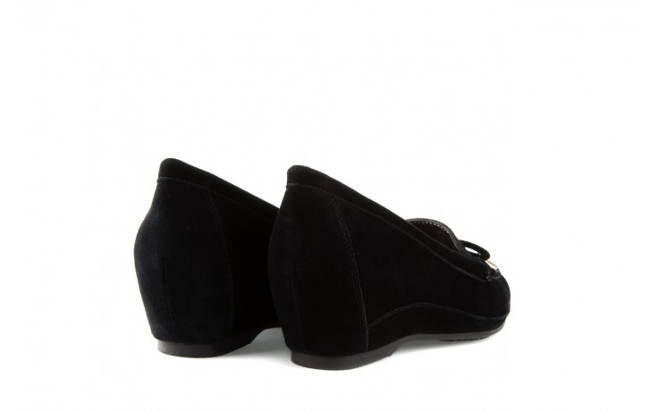 Bayla-018 1647-7 black kid suede - mokasyny i lordsy - dla niej  - sale 3