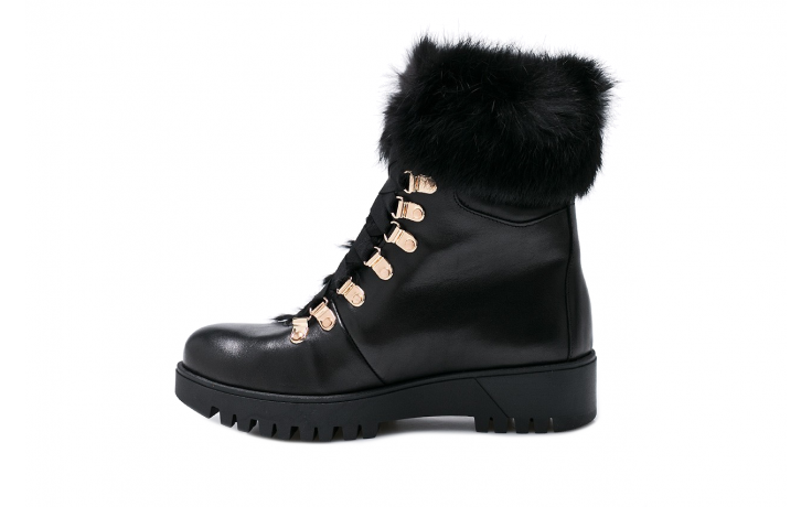 Bayla-170 1809-1 czarny licowa - worker boots - trendy - kobieta 3