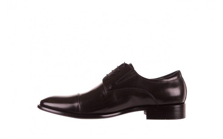 Półbuty brooman h8089170 black, czarny, skora naturalna  - buty męskie - mężczyzna 2