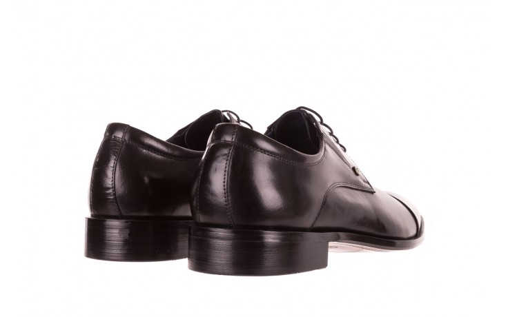 Półbuty brooman h8089170 black, czarny, skora naturalna  - buty męskie - mężczyzna 3
