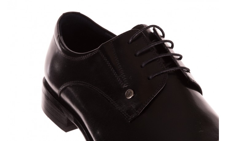 Półbuty brooman h8089170 black, czarny, skora naturalna  - obuwie wizytowe - dla niego - sale 5