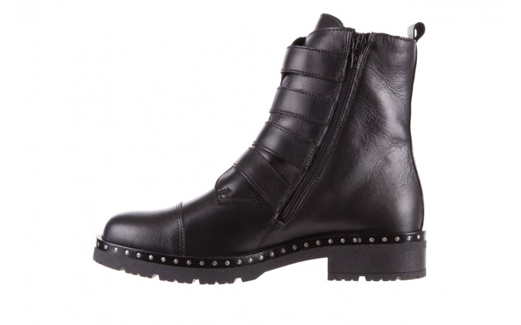 Trzewiki czarne trzewiki 27104, skóra naturalna  - worker boots - trendy - kobieta 2