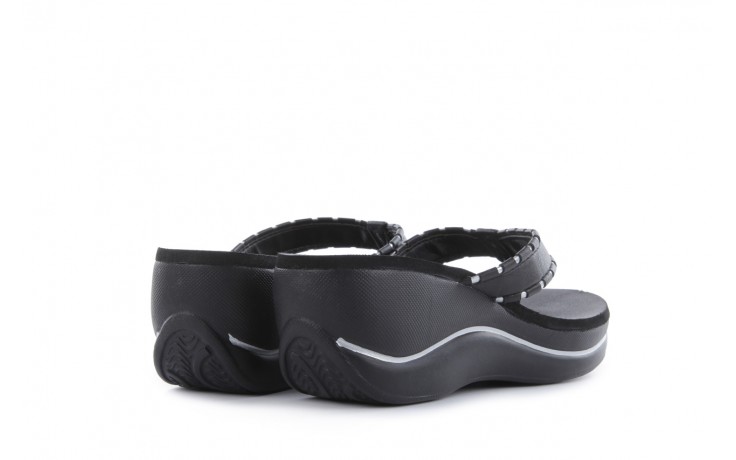 Dijean 268 005 napa black - gumowe/plastikowe - klapki - buty damskie - kobieta 3