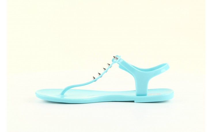 Sandały gioseppo bauhaus turquise, niebieskie, guma - japonki - sandały - buty damskie - kobieta 6