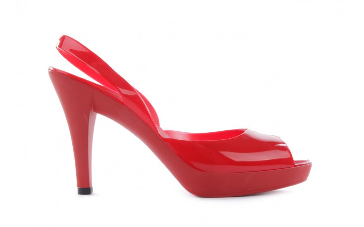 Sandały henry&henry rita red, czerwony, guma - na obcasie - sandały - buty damskie - kobieta
