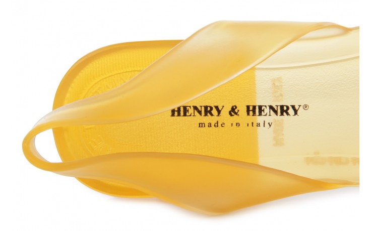 Sandały henry&henry spider arancio transparente, żółte, guma - henry&henry - nasze marki 5