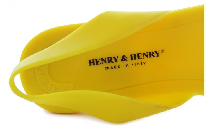 Sandały henry&henry spider yellow, żółte, guma - henry&henry - nasze marki 5