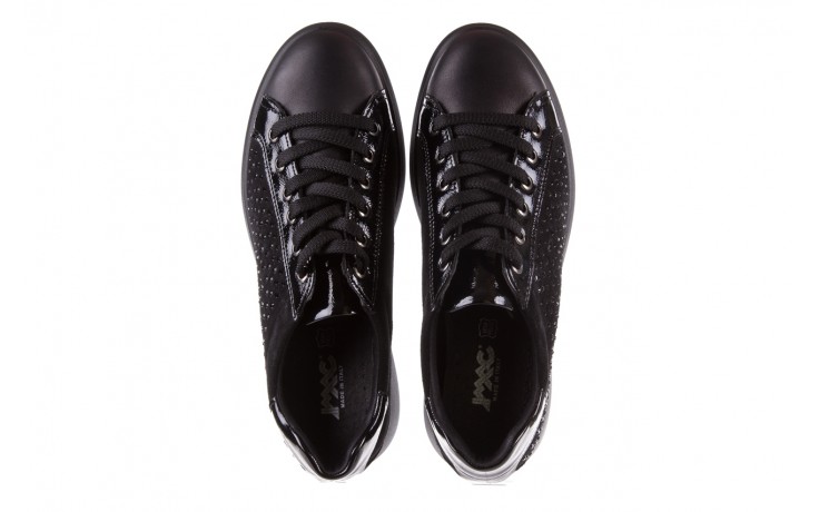 Sneakersy imac 207300 black, czarny, skóra naturalna 4