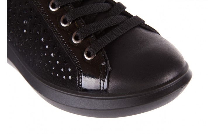 Sneakersy imac 207300 black, czarny, skóra naturalna 5