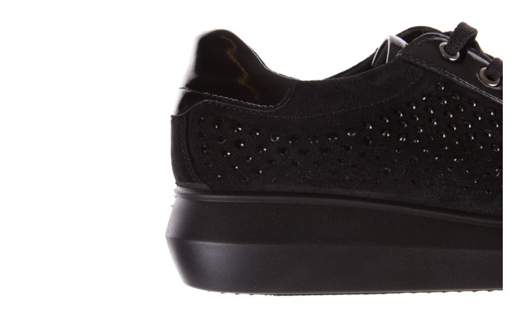 Sneakersy imac 207300 black, czarny, skóra naturalna  - zamszowe - półbuty - buty damskie - kobieta 6