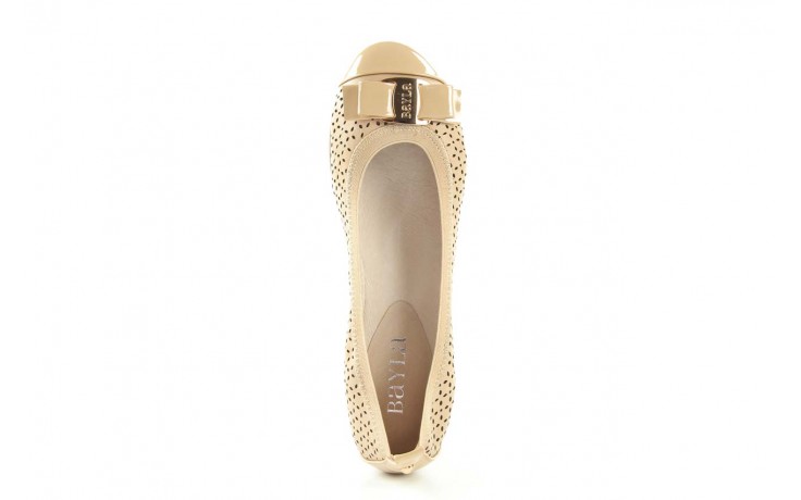 Bayla 1070-125 beige - na koturnie/platformie - baleriny - buty damskie - kobieta 3