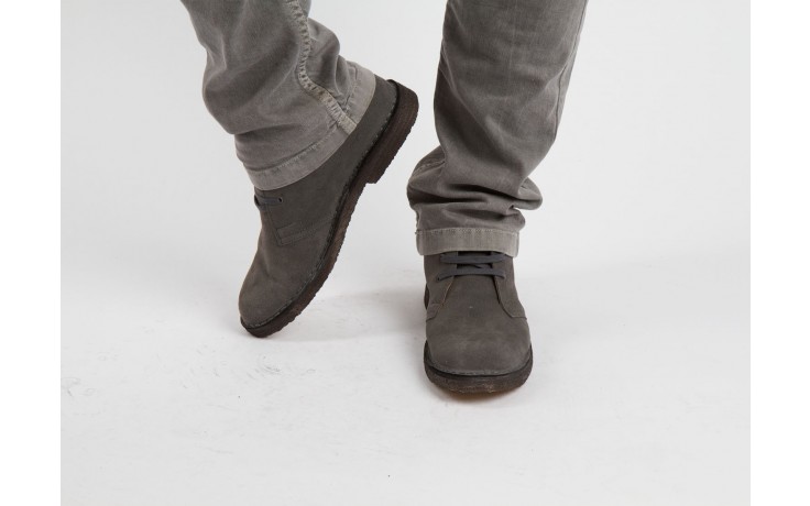 Trzewiki ideal brek 1100 grigio, szare, skóra naturalna - trzewiki - buty męskie - mężczyzna 4