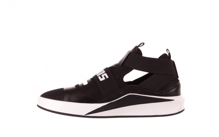 Półbuty john doubare c11026-1 black, czarny, materiał  - sportowe - półbuty - buty męskie - mężczyzna 2