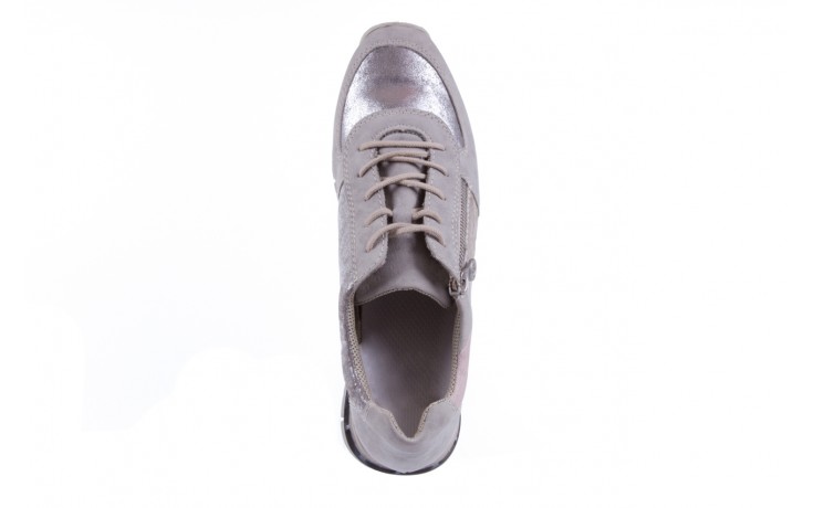 Rieker m2840-40 grey combination - sznurowane - półbuty - buty damskie - kobieta 4