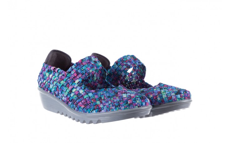 Półbuty rock brixton orion, niebieski/fiolet, materiał  - obuwie sportowe - buty damskie - kobieta 1