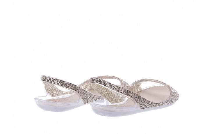 Sandały sca'viola b-62 silver, srebrny, silikon - kolekcja ślubna - trendy - kobieta 4