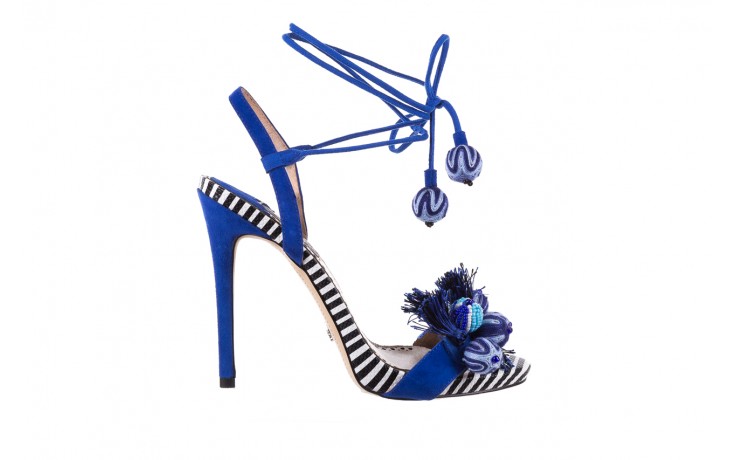 Sca'viola p-08 blue - zamszowe - szpilki - buty damskie - kobieta