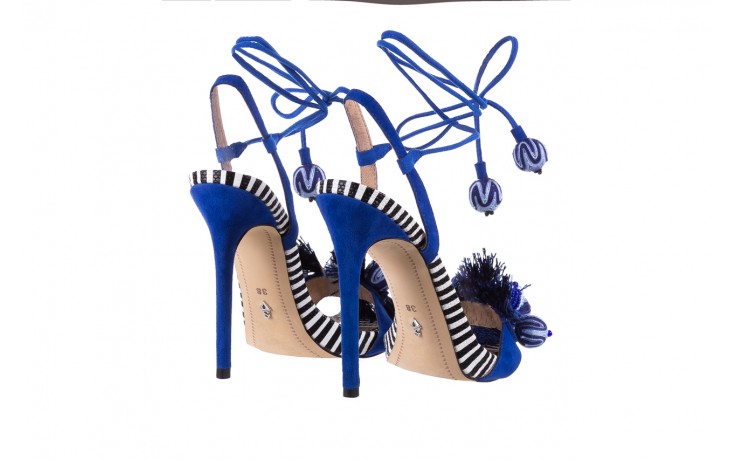 Sca'viola p-08 blue - na szpilce - sandały - buty damskie - kobieta 4