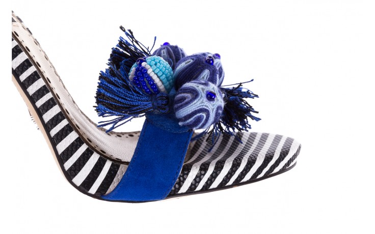 Sca'viola p-08 blue - skórzane - sandały - buty damskie - kobieta 5