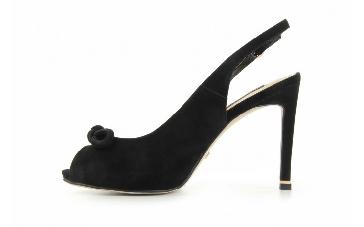 Czółenka sca'viola sv26-2b black suede, czarny, skóra naturalna - peep toe - szpilki - buty damskie - kobieta 2