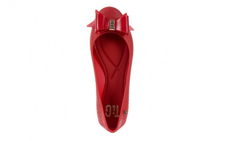 Baleriny t&g fashion 11-087 red, czerwony, guma - baleriny - buty damskie - kobieta 4