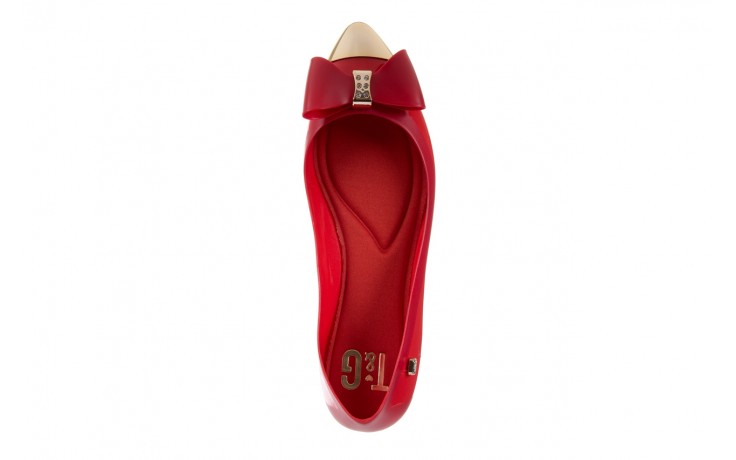 Baleriny t&g fashion 11-102 red, czerowny, guma - tg - nasze marki 4