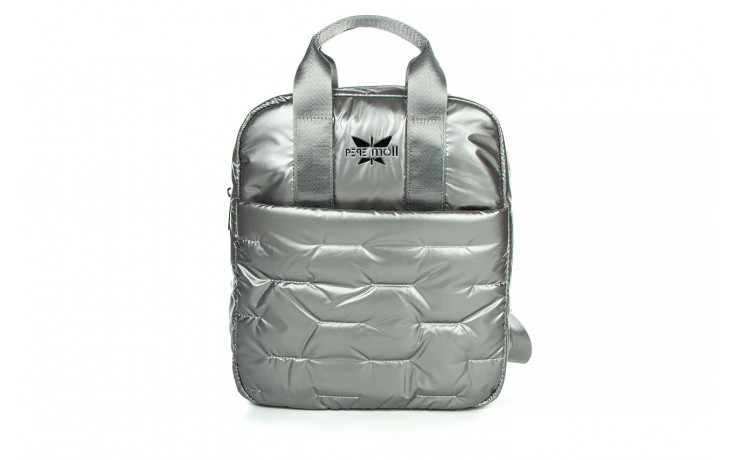 Plecak pepe moll 222242 tecnomet silver, srebrny, tkanina - torebki - akcesoria - kobieta