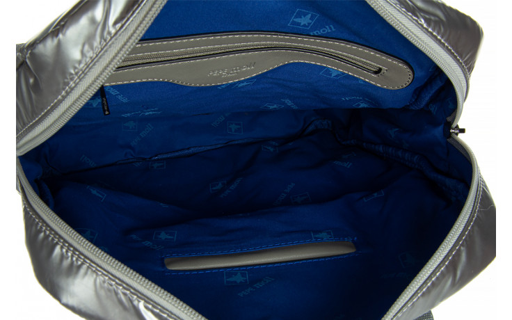 Plecak pepe moll 222242 tecnomet silver, srebrny, tkanina - torebki - akcesoria - kobieta 6