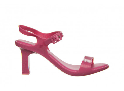 Sandały Melissa Lady Emme Ad Pink Glitter 010437, Różowy, Guma