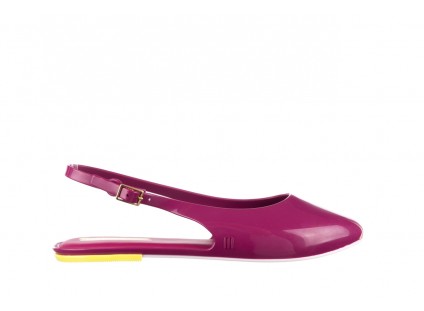 Sandały Melissa Lipstick Ad Pink White Yellow, Róż, Guma